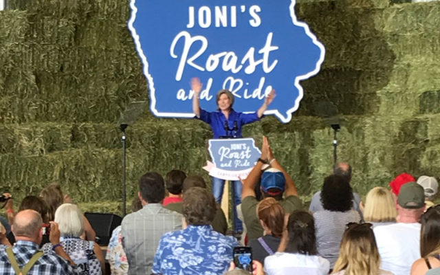 Ernst uses 5th annual fundraiser to launch bid for second term