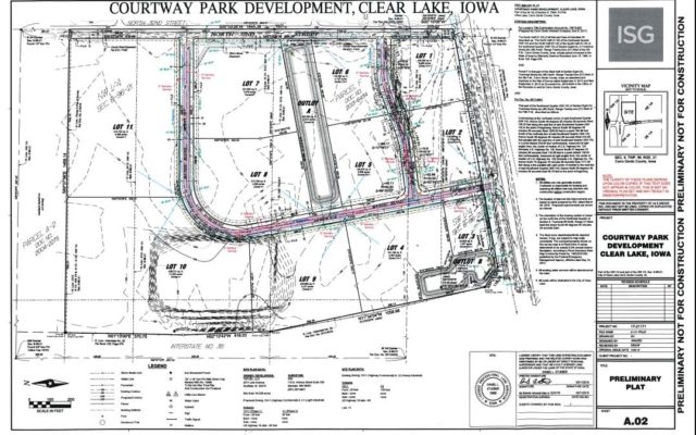 Final plat for Courtway Park to be considered by Clear Lake P&Z Commission Thursday night